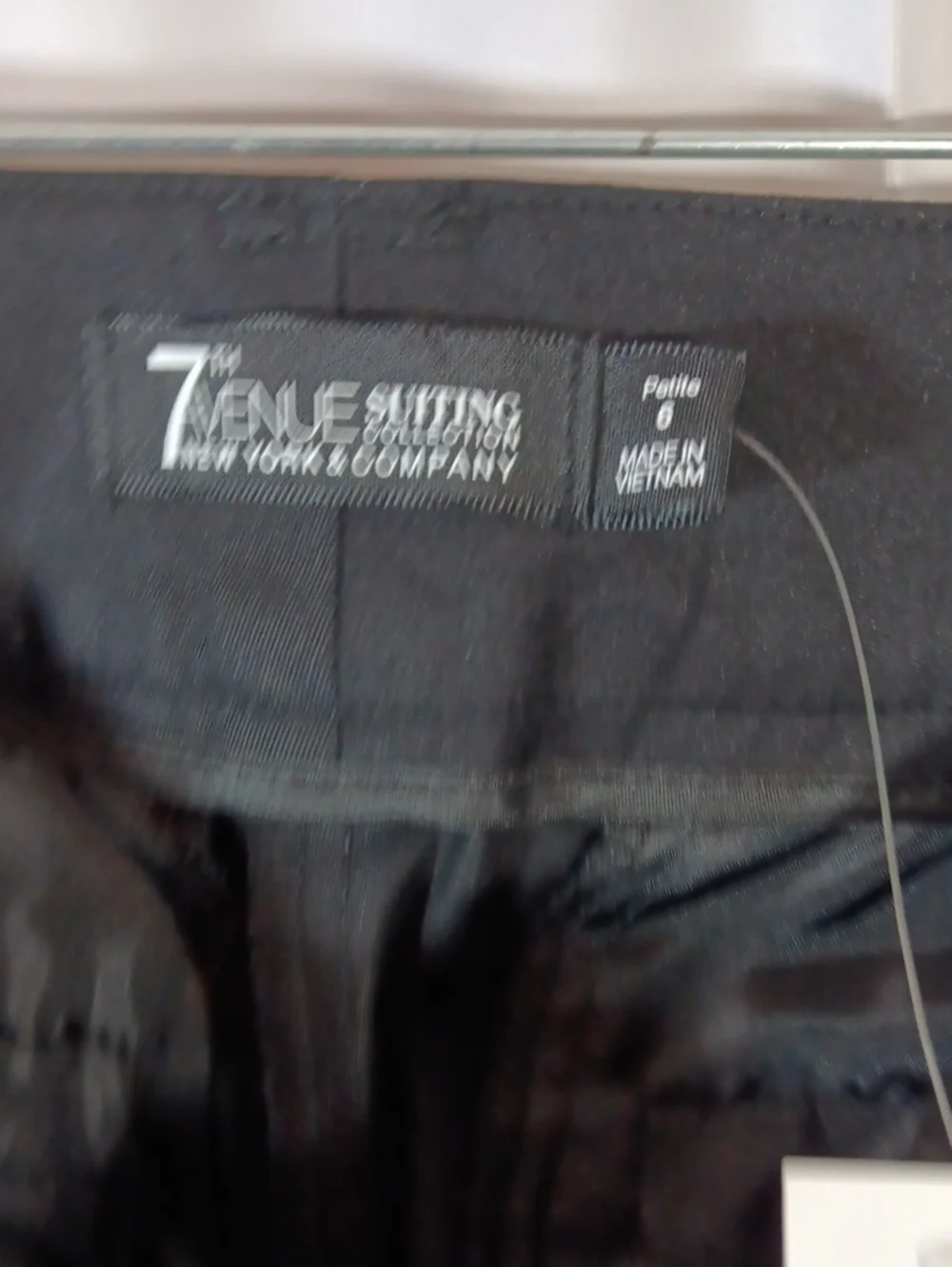 New York & Co NWT Womens Petite 6 Bootcut Black Pants 7th Avenue Work Office